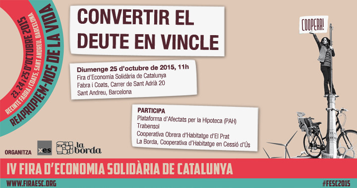 Debat “Convertir el deute en vincle”