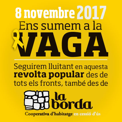 Contra la impunitat de l’estat espanyol, vaga general el 8 de novembre!