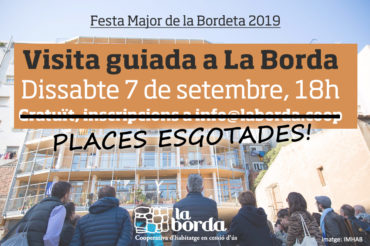 Visita guiada per la Festa Major de la Bordeta